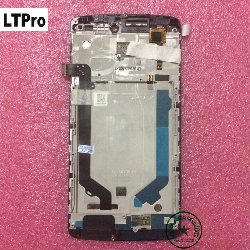 

LTPro Top Quality Black White LCD Display+Touch Screen Digitizer Assembly with frame For Lenovo Vibe X3 Lite K51c78 X3Lite Parts