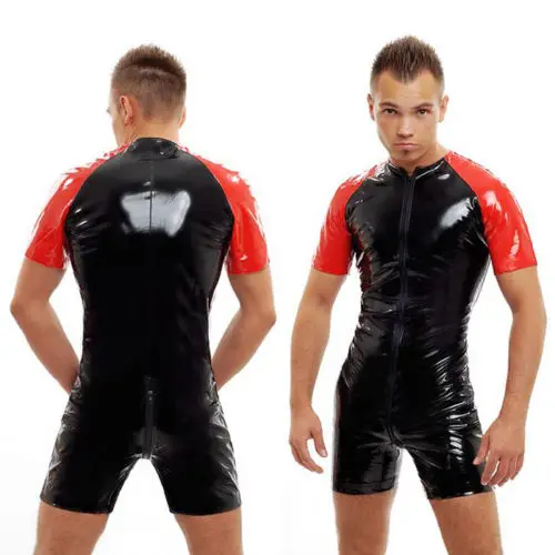 PU leather men underwear sexy lingerie adult gay Fetish costumes Erotic Cosplay