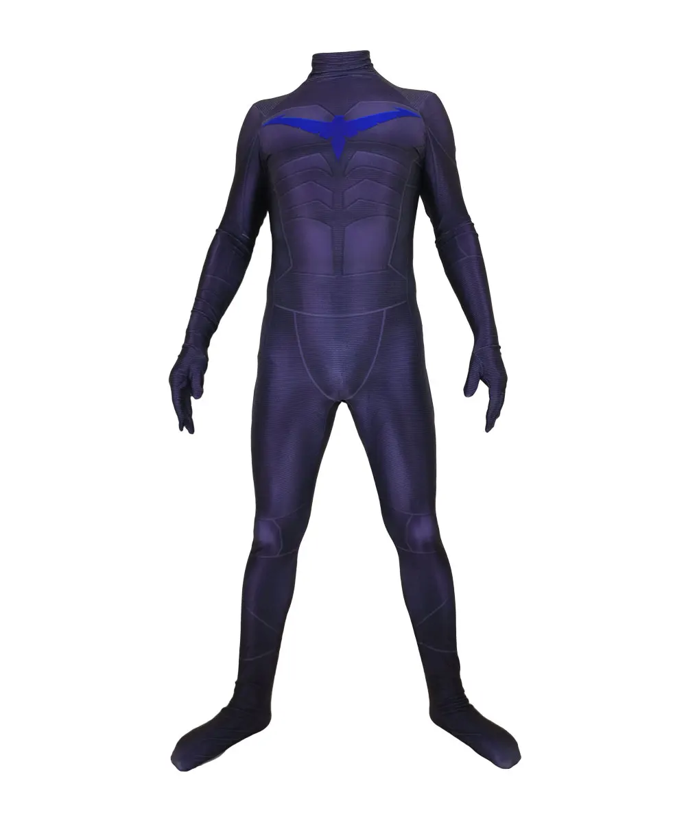 Новый костюм ночного белья с 3D принтом из лайкры и спандекса Zentai для Хэллоуина