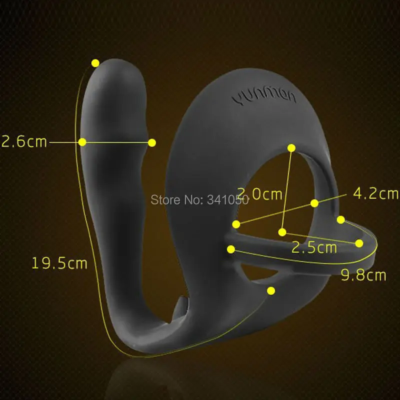 Tabuy Silicone Anal Cock Ring Male Prostata Massager Butt Plug Sex Toys For Men Anal Pump