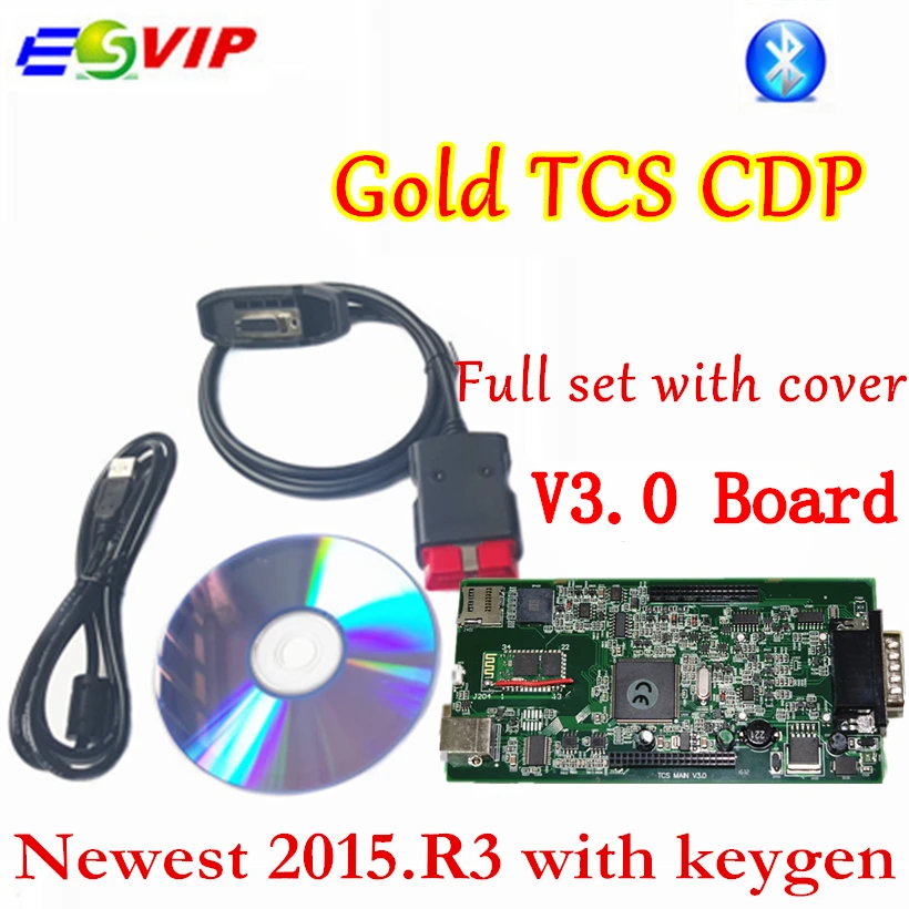 

5pcs Free new 2016.1 With Keygen V3.0 For Cars And Trucks With Keygen Gold TCS CDP PRO PLUS Bluetooth Auto Car Scanner