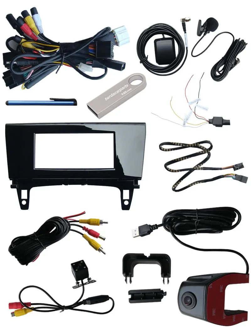 Discount Upgraded Original Car multimedia Player Car GPS Navigation Suit to Mercedes Benz Glk Support WiFi Bluetooth Android 7.1 9
