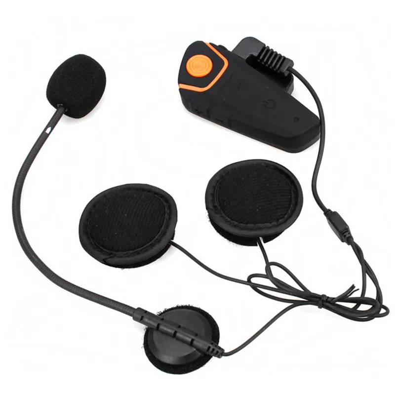 1 шт. Bluetooth Мотоциклетный нашлемная телефонная гарнитура наушники для связи BT S2