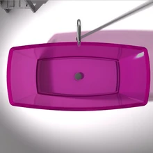 1600x800x580 мм резиновые, акриловые прямоугольные цветные тубстоун твердая поверхность каменная отдельно стоящая Ванна 65133-1720