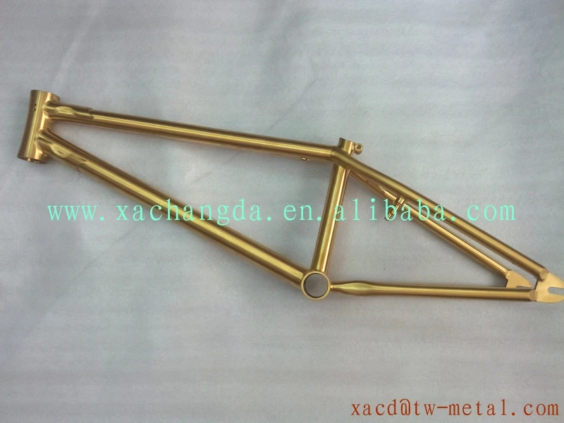 Анодированная титановая стандартная Золотая велосипедная Рама BMX цветная bmx рама