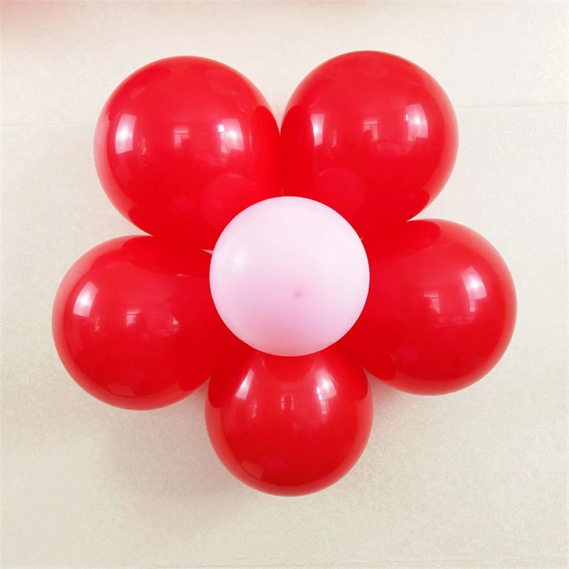 NEW 10pcs Flower Balloons Decoration Accessories Plum Clip Practical Birthday Wedding Party Plastic Clip Globos Balloon Glue