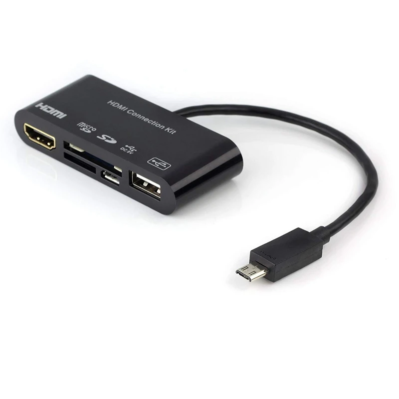 11Pin Micro USB к HDMI ТВ HD ТВ видео кабель адаптер карт-ридер для samsung Galaxy Tab 3 8,0 Note 10,1 P600 S3 S4 S5 Note 2/3