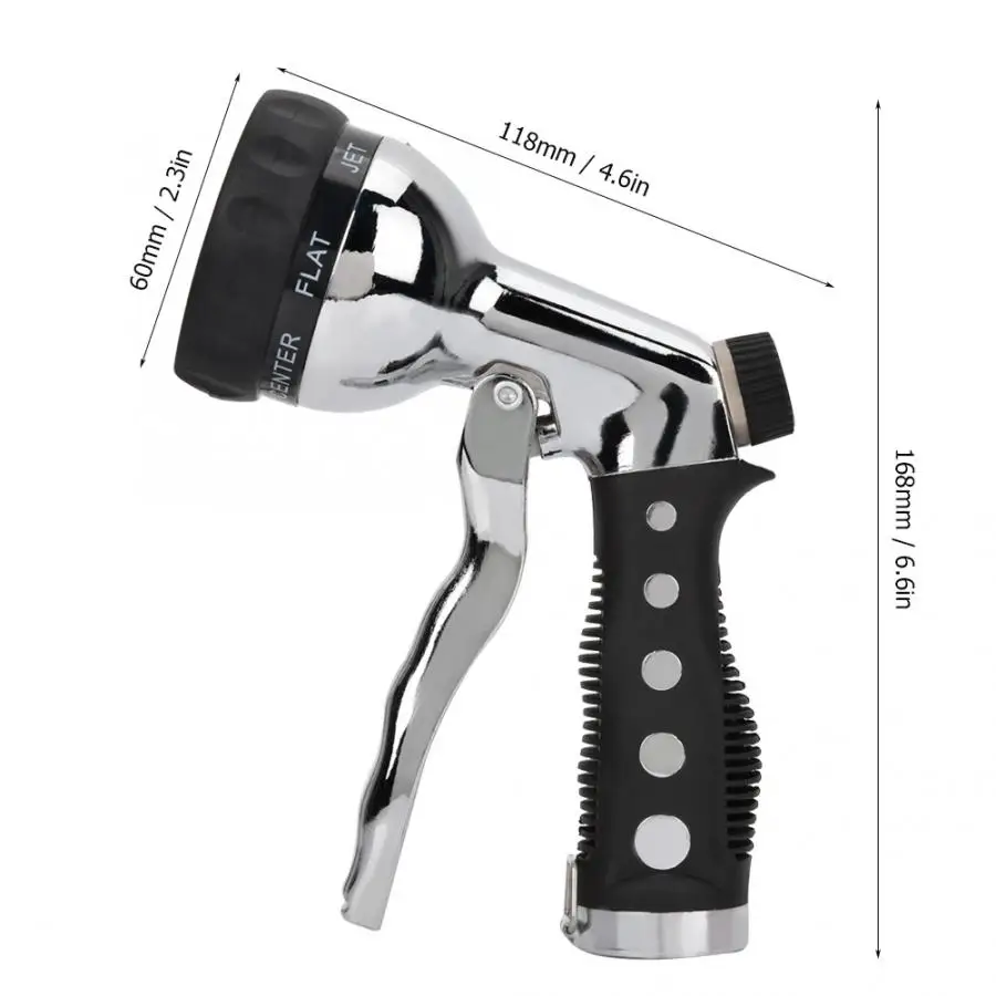 7 функций водяной пистолет шланг сопло высокого давления Сад Двор опрыскиватель полив орошение автомобиля моющий инструмент - Цвет: As Picture