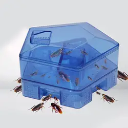Многоразовые ловушка для тараканов безопасный эффективный Анти тараканы насекомое убийца нетоксичный эко синий цвет вредителей ловушки