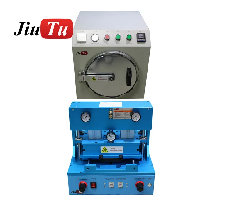 OCA Vacuum Laminating Laminator + Bubble Remove Machine LCD Refurbish Broken Edge Oled LCD Cracked Glass Replace Jiutu Brand (5)
