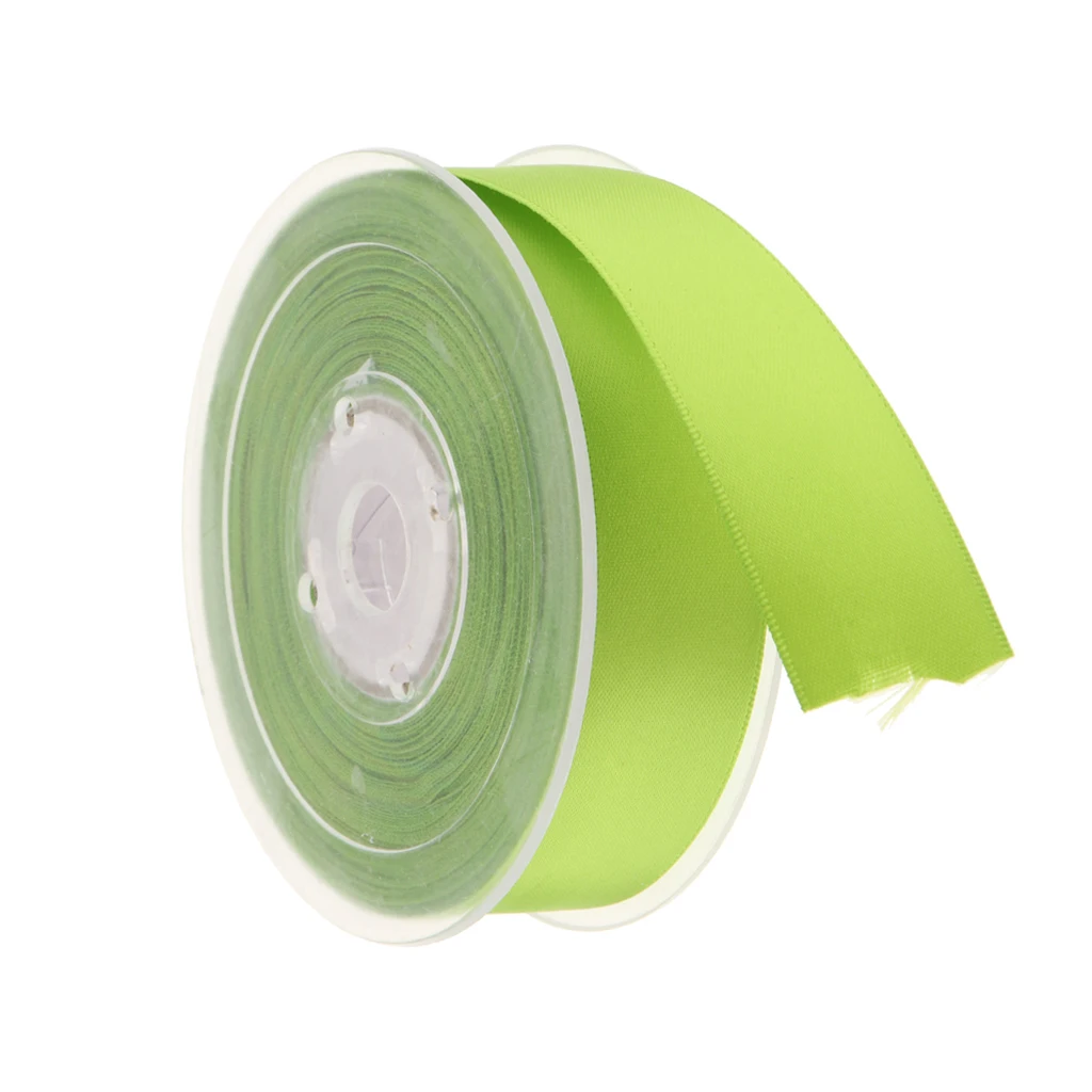 20 Meters Double Sided Polyester Satin Ribbon for Wedding Party Gift Wrapping Craft 25mm 