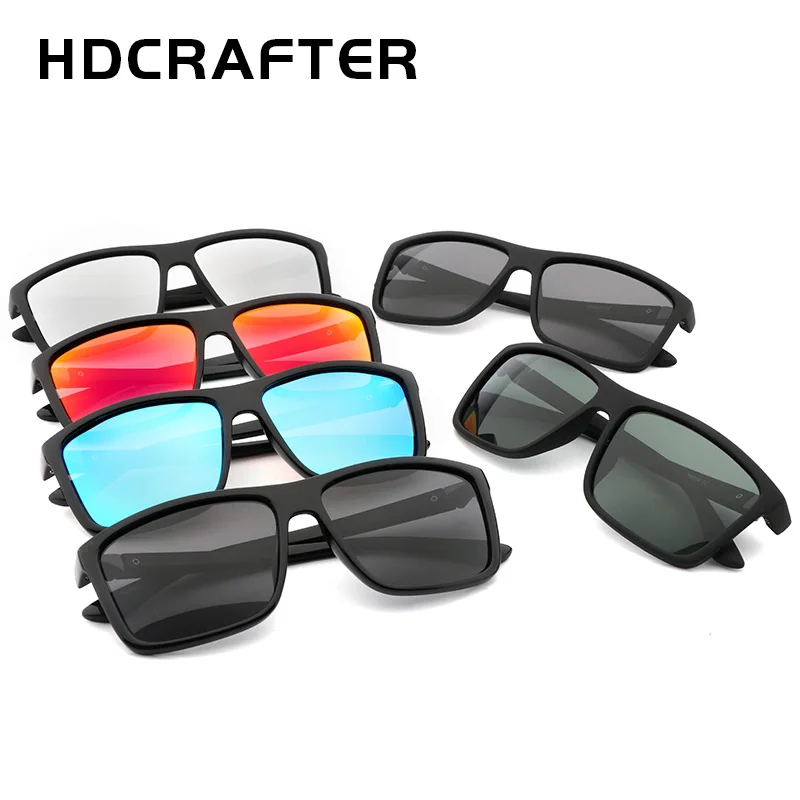 HDCRAFTER, солнцезащитные очки, мужские, поляризационные, квадратные, солнцезащитные очки, фирменный дизайн, защита от уф400 лучей, мужские очки для вождения