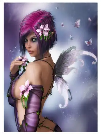 

5D DIY Diamond Painting Sexy Girl Full round Rhinestone Mosaic 3d Diamond Embroidery Cross-stitch Kits Portrait Wall Decoration