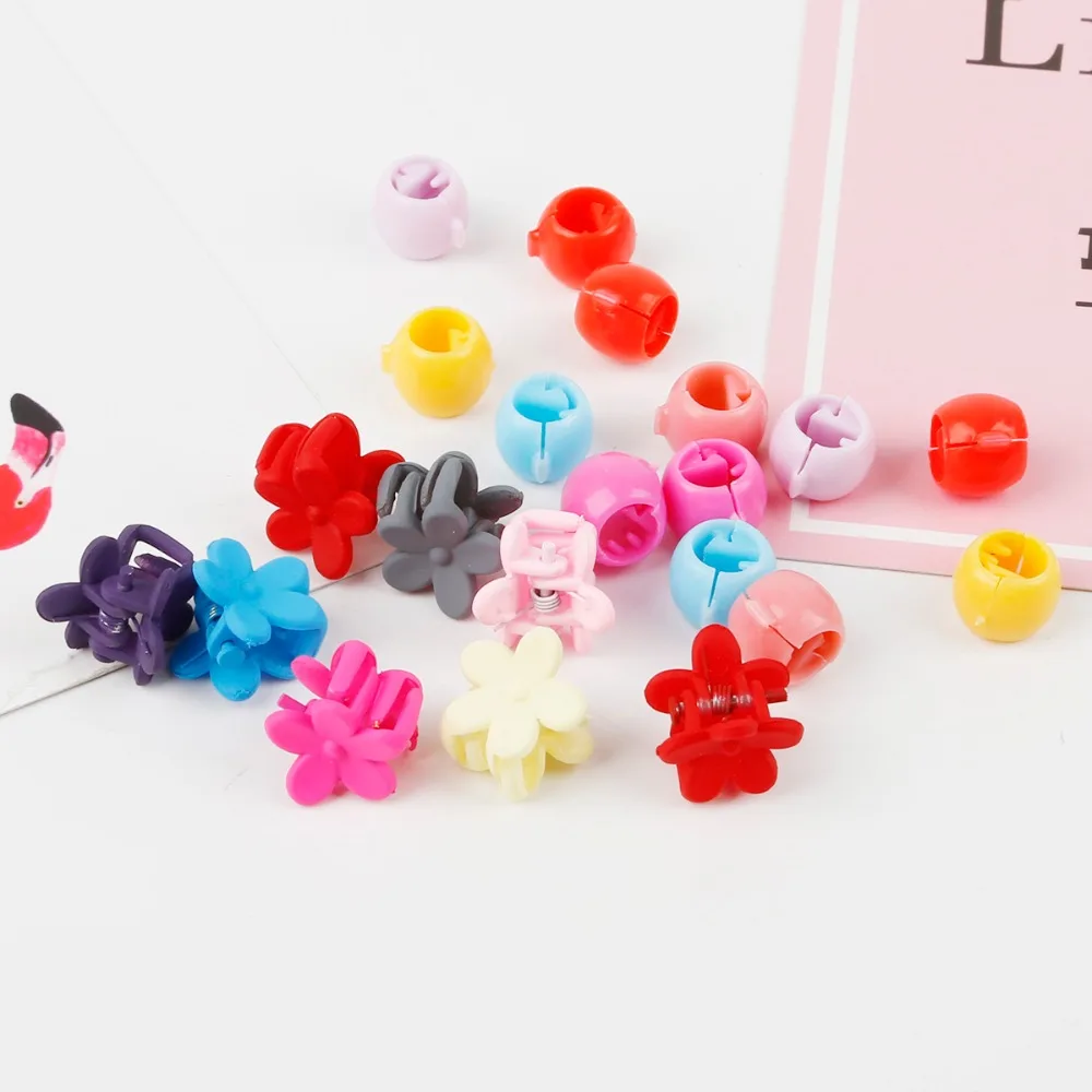 

10pcs/Lot Random Mixed Girls Cute Mini Small Plum Blossom Hairpins Hair Claws Hair Clips Barrettes Headbands Hair Accessories
