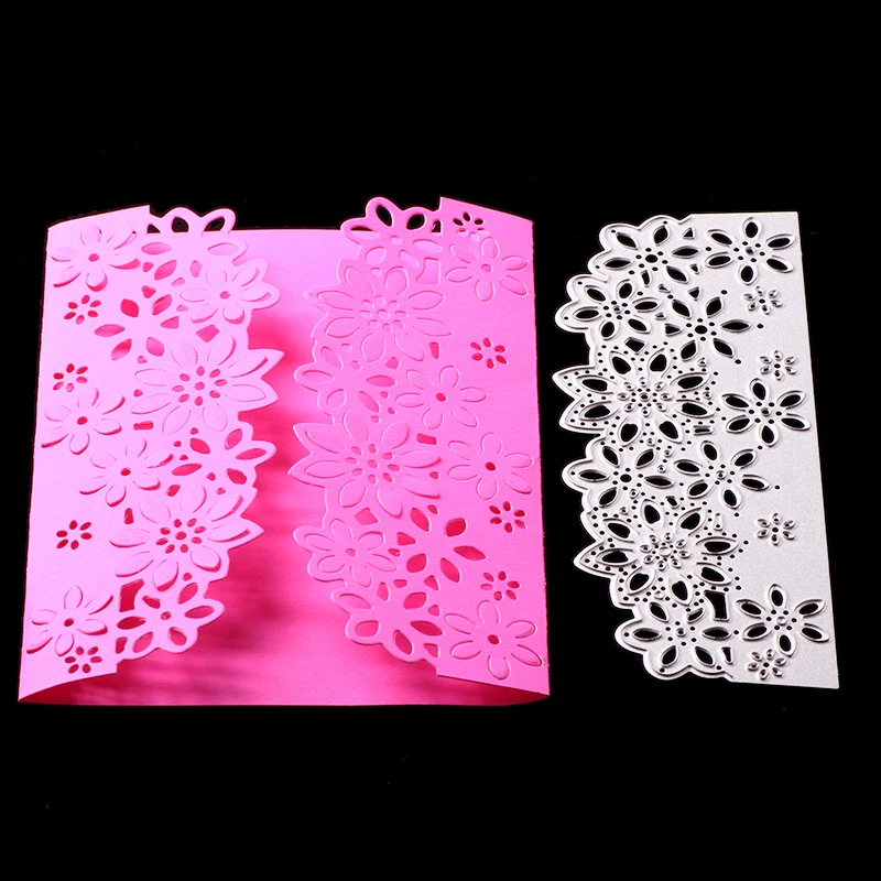 

SCD471 Flower Frame Metal Cutting Dies For Scrapbooking Stencils DIY Album Cards Decoration Embossing Folder Die Cuts Tools