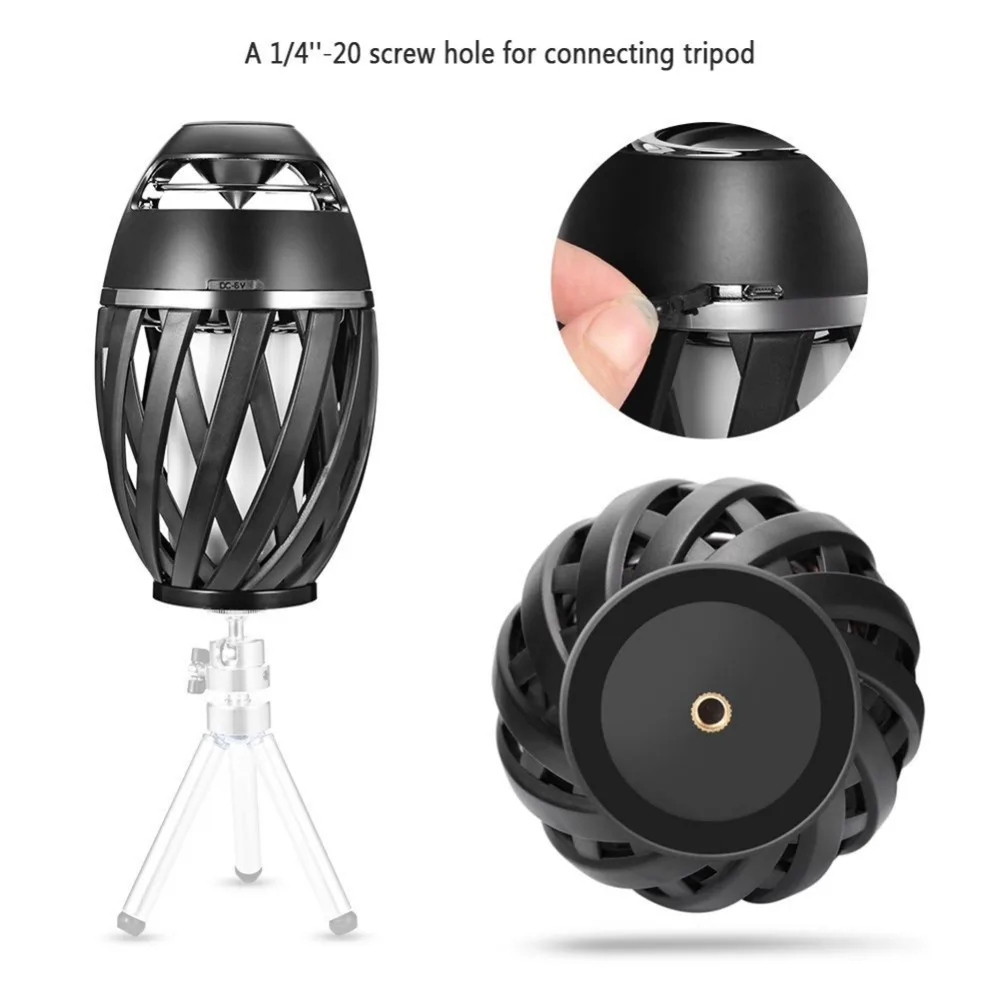 Portable-LED-Flame-Lamp-Speaker-Stereo-Bluetooth-BT4-2-Speaker-Atmosphere-Soft-Light-For-iPhone-Android