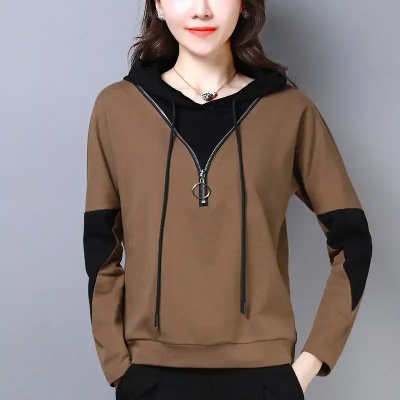 half zip sweatshirt oversized