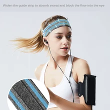 Спортивная повязка для волос для спортзала эластичная повязка на голову для женщин и мужчин баскетбол дышащая Йога фитнес на открытом воздухе езда на велосипеде бег спортивные ободки