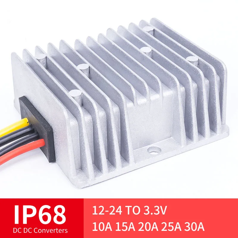 

12-24V TO 3.3V 10A 15A 20A 25A 30A High Quality DC Converter Step-Down DC Voltage Regulator Voltage Mutual, Suitable for Automot