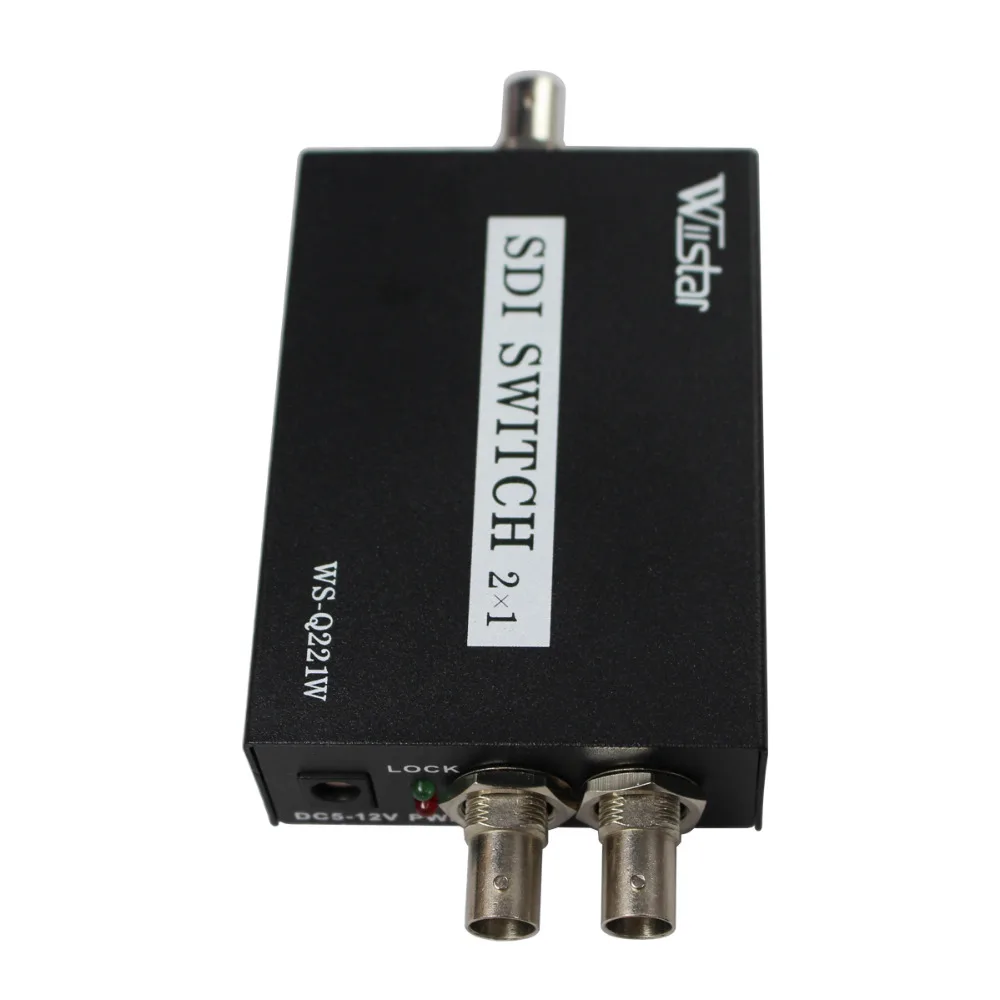 Wiistar переключатель SDI 2x1 HUB умный удлинитель с переключателем 2 в 1 конвертер для 3G HD