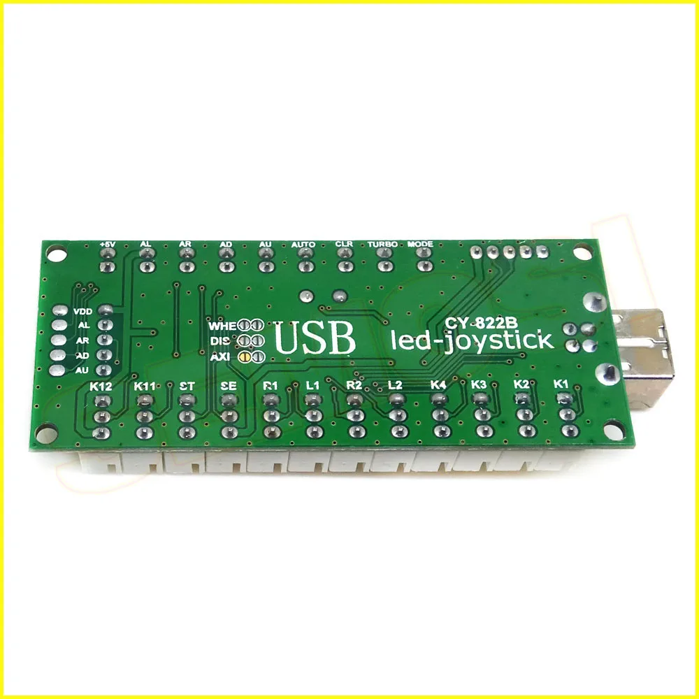 USB энкодер для ПК светодиодный джойстик кнопок с подсветкой Нулевая задержка Mame