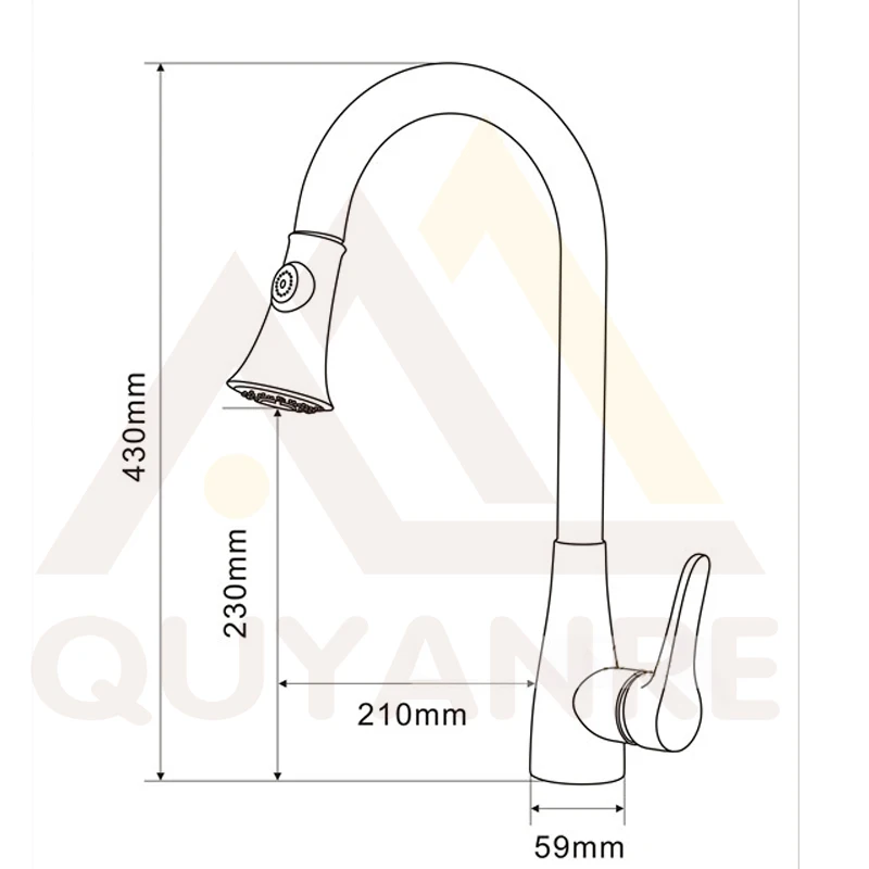 quyanre wanfan gappo black sensor kitchen faucet smart kitchen faucet single handle mixer tap pull out kitchen faucet sensor smart touch sensen kitchen faucet1