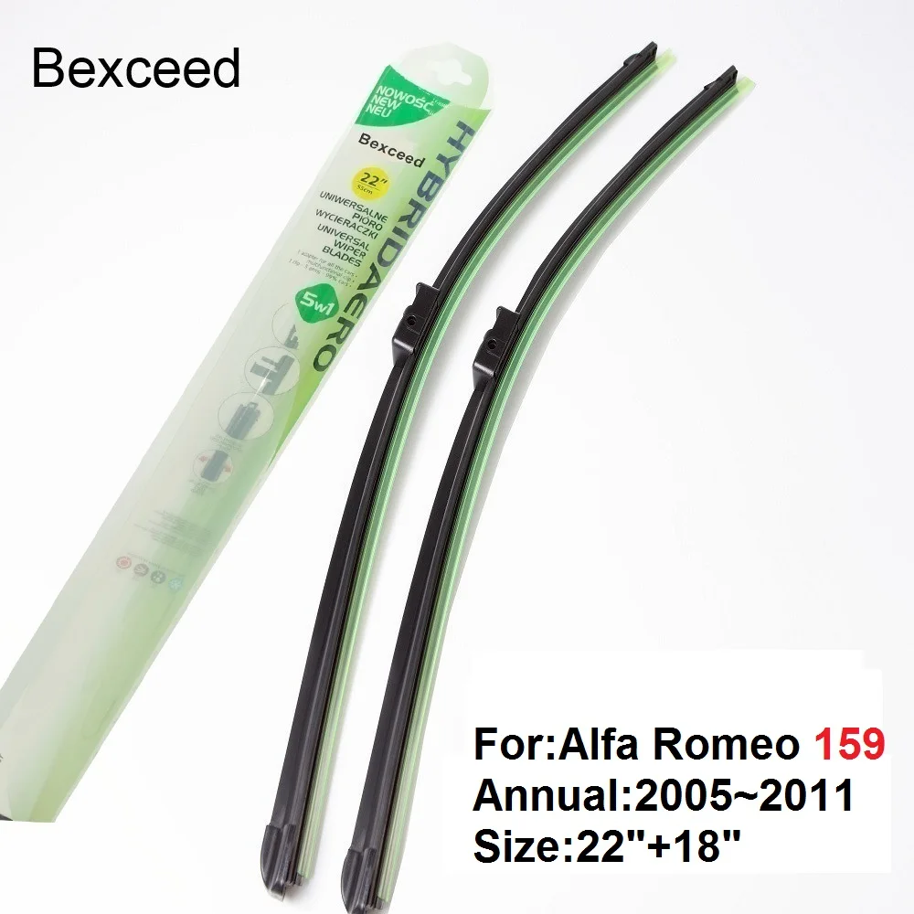 

for Alfa Romeo 159 22"+18" High Quality Bexceed of Car windshield Special wiper blade 2005 2006 2007~2011