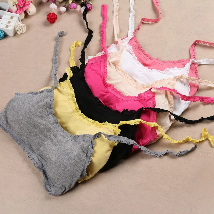 Young Girl Students bra Kids Vest Bra Healthy Cotton Intimates Girls Training Bras Children Underwear Students Comfortable Bra