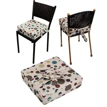 Портативное детское кресло-бустер, подушка для стульчика, увеличивающая рост, подушка для сиденья, высокий коврик-17 S7JN