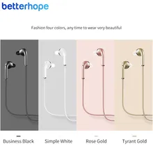 2017 New Wireless Earphone Bluetooth Headset Stereo in Ear with Microphone for font b Samsung b