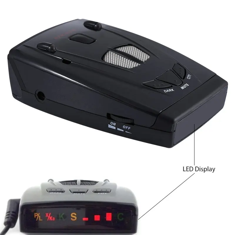 STR Radar Detectors 360 degree Full band Radar with Russia Voice LED Display X K NK Ku Ka Laser Speed Control
