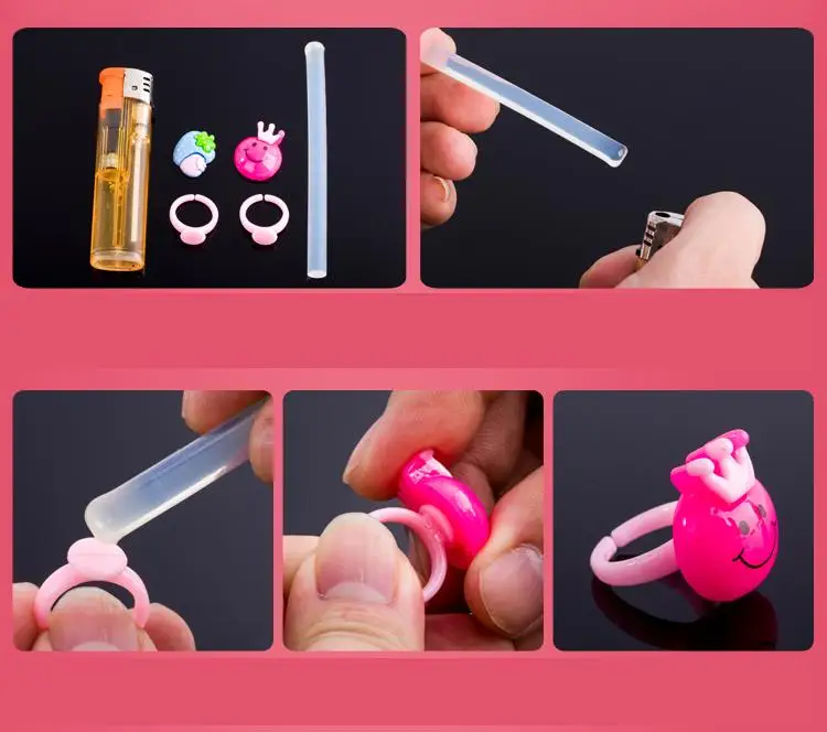 astounding  Girls Jewelry Making Beaded toys Creative DIY Acrylic Beads Kit Accessories for Bracelets Handmade 