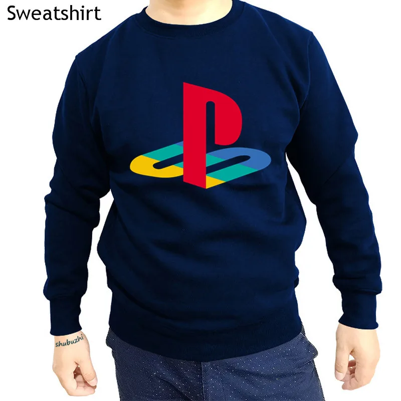 

mens cotton sweatshirt male hoodies Playstation Sony Playstation Logo Gamer Licensed shubuzhi brand tops autumn winter hoody