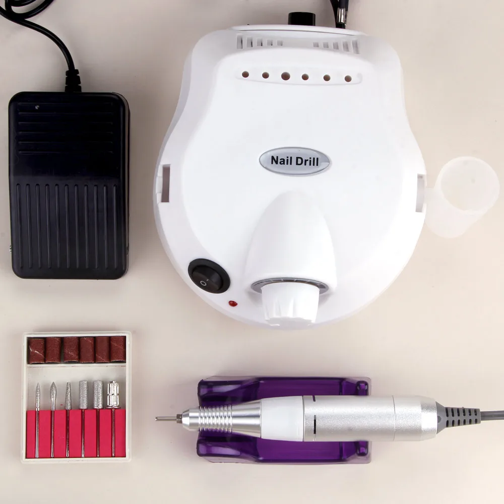

30000RPM Professional Machine Apparatus for Manicure Pedicure Kit Electric Nail Drill Bit Set Polishing Tools Nail File Cutter