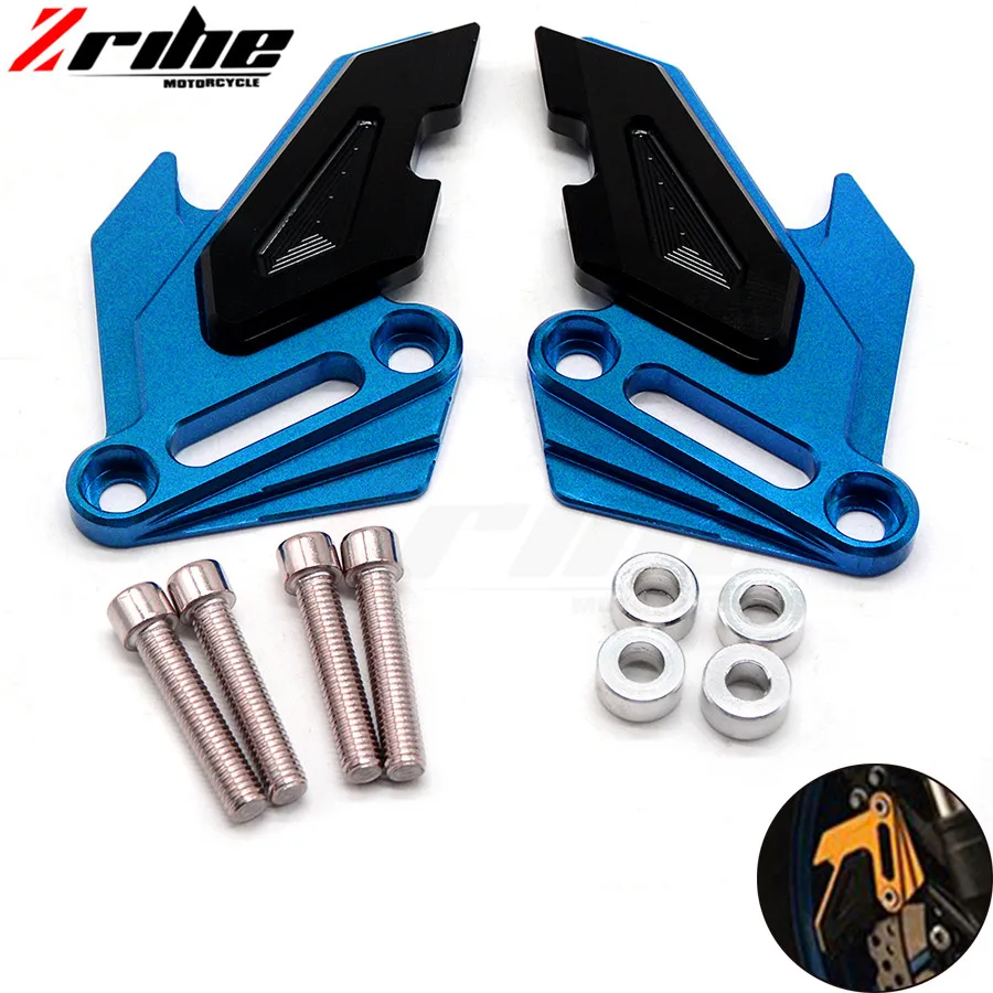 For Kawasaki Z900 17 Z800 Z800E 13-16 Accessories Motor CNC Aluminum Front Brake Disc Caliper Brakecaliper Guard Protector Cover