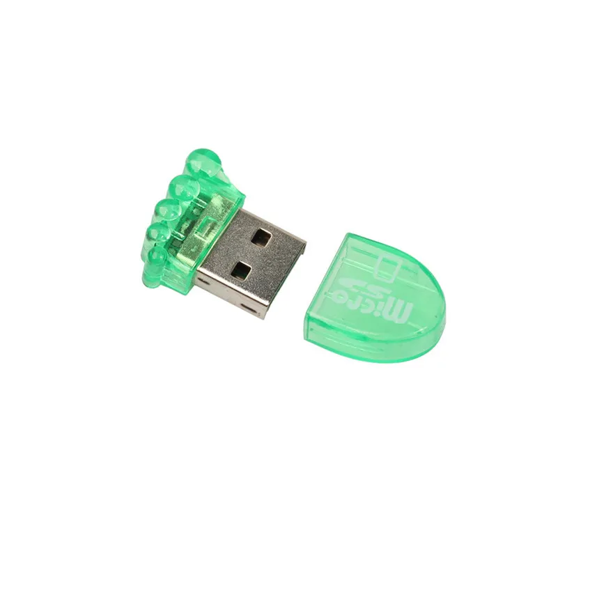 Malloom Высокоскоростной мини USB 2,0 Micro SD кардридер TF T-Flash устройство для чтения карт памяти адаптер