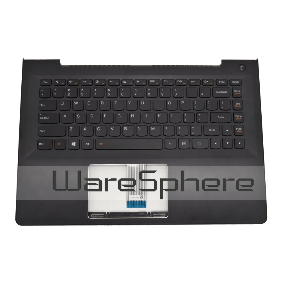 Новый оригинальный чехол с клавиатурой США для lenovo U41-70 S41-70 Верхняя Крышка черный