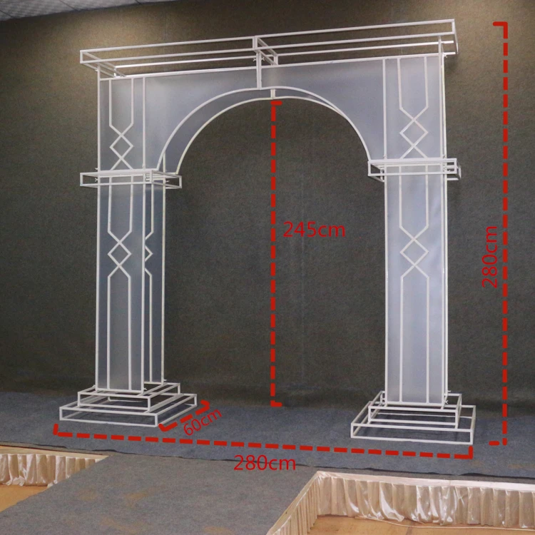 На свадьбу для заднего плана сцены железная Арка предметы мебели на Луне дорога свинца рамка экрана украшения свадьбы дорога свинца