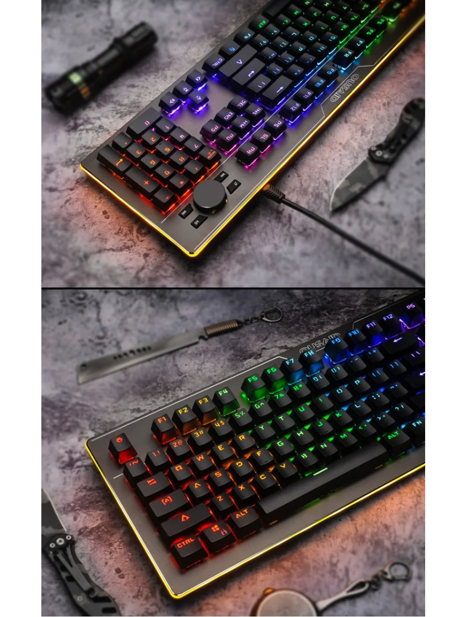 Usb gamer mechanic keyboard mecanico klavye tastatur teclado clavier klawiatura pc backlit gaming computador led teclas teclado