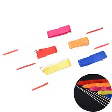 Художественная гимнастика лента для художественной гимнастики скручивающая палочка для гимнастики профессиональная разноцветные гимнастические ленты танцевальная лента 2 м/4 м/6 м