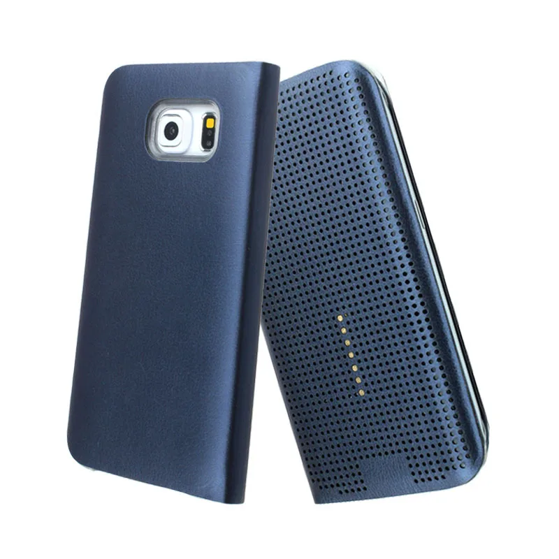 2015 Smart dot view case smart view APP case for samsung galaxy S6 Edge