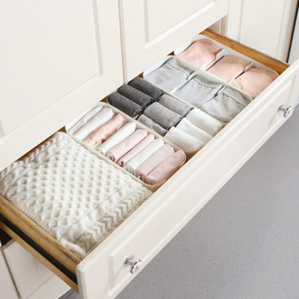 Домашняя коробка для хранения нижнего белья, плотно прилегающая к одежде, настольная отделочная коробка cajas organizadoras de plastico, качественная пластиковая коробка для хранения