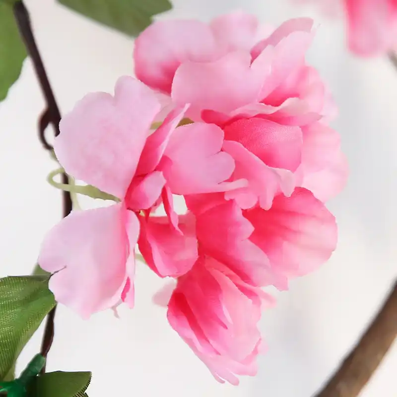 Spr桜藤花輪ハンギングフラワー花束結婚式の装飾シルク藤のつる結婚式のアーチ花の装飾 造花 ドライフラワー Aliexpress