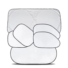 

Car Windshield Sun Shade Cover Foldable Side Window Visors UV Block 6pcs / Set