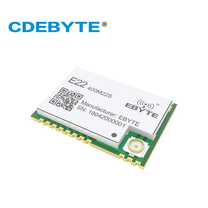 Передатчик и приемник SX1268 433 МГц антенна отверстия IPX с печатью 22dBm IoT SPI uhf RF