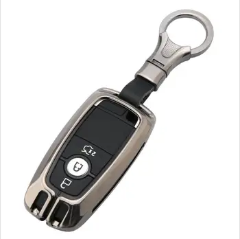 

Car Galvanized Alloy Key Case Holder Cover For Ford Ranger Mustang Focus Galaxy Mondeo Transit Fiesta Escape Ecosport EXplorer