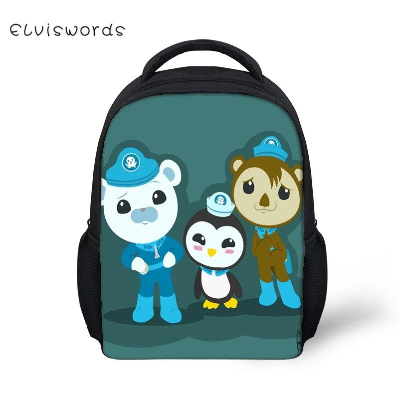 Детские рюкзаки с принтом из мультфильма ELVISWORDS The Octonauts маленькая школьная сумка