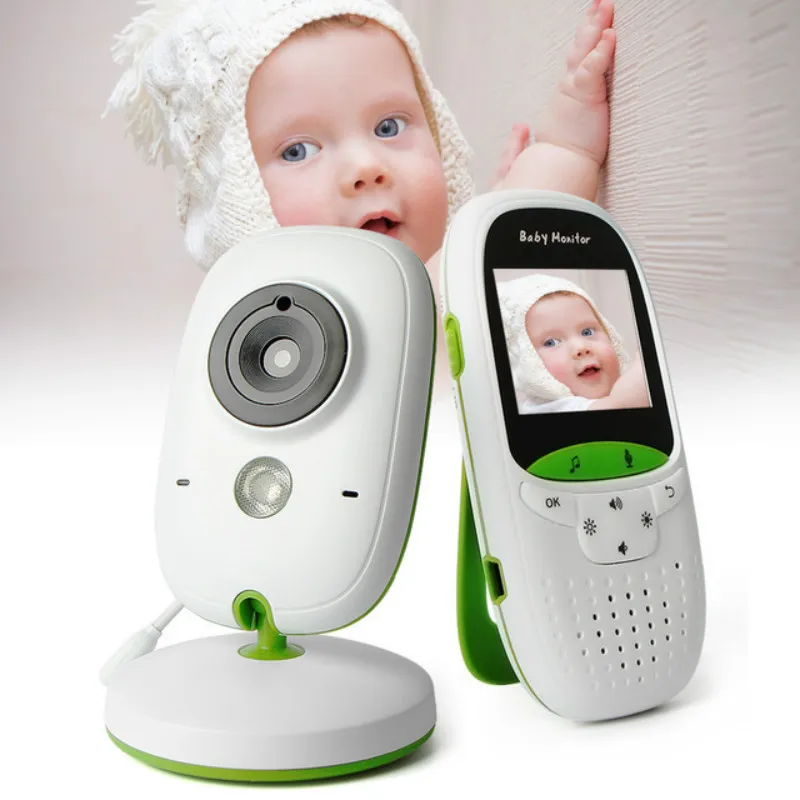  2019 Nuovo Wireless Video Nanny Monitor Ad Alta Risoluzione Del Bambino Del Bambino di Colore Verde