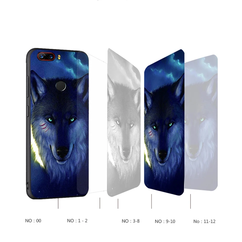 ZTE Nubia Z17 Case Original Cover for Nubia Z17 Case bag Cover Skin Wolf Fish Skull z17 Fundas 100% BiNFUL 4
