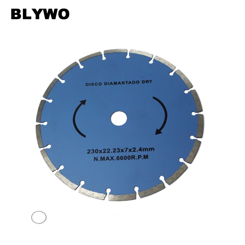 

230mm Dry Cutting Continuous Rim Diamond Saw Blade with 22mm Arbor for Fiber Cement Siding